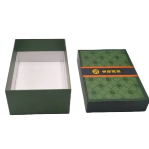 Custom Paperboard Rigid Box with Base and Lid, UV Coating, Cosmetic and Wedding Packaging