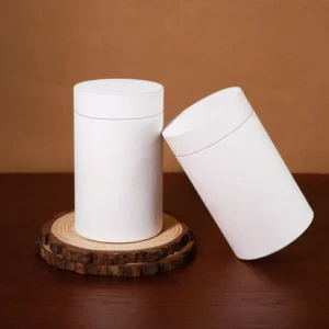 Custom Perfume Essential Oil Round Waterproof Hard Paper Can Cylinder Paper Tube Gift Box
