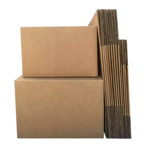 Custom Portable Recyclable Corrugated Cardboard Shipping Boxes for Moving, Mailing, Packing, and Storage