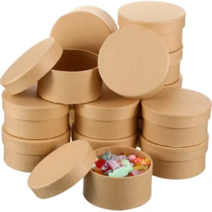 Custom Premium Tea Canister Box Cylinder Food Paper Cardboard Packaging for Loose Tea for Candle Gifts More Custom Printed Box