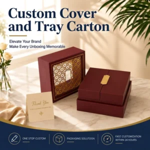 Custom Presentation Box in Black, Burgundy, Green, and Blue