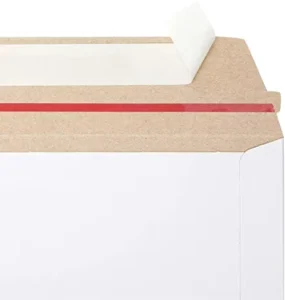 Custom-Print Rigid Paperboard Stay-Flat Self-Seal Mailer Envelopes for Photos and Documents