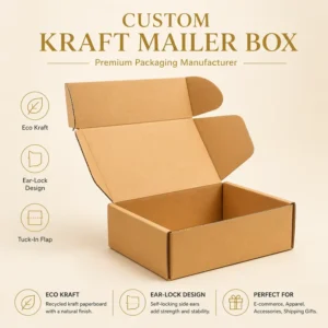 Custom Printable Corrugated Paper Carton Storage Box for Retail and Logistics