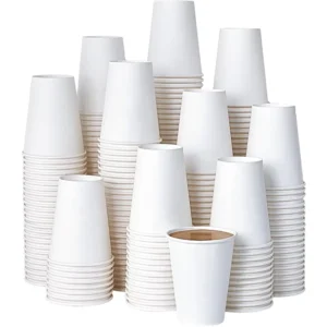 Custom Printed 16 oz Single Wall Disposable Paper Cups for Hot Coffee