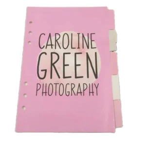 Custom Printed A4/A5 Spiral Binder, 6-Ring Budget Planner with Colorful Paper Index Dividers