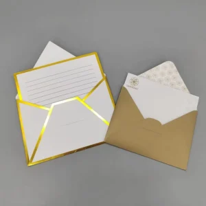 Custom Printed Art Paper Folding Rectangle Envelope for Gifts and Mailing
