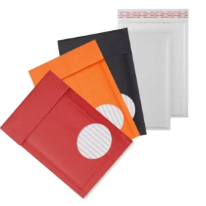 Custom Printed Biodegradable Colorful Kraft Paper Corrugated Padded Mailer Bags