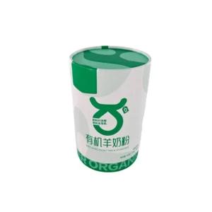 Custom Printed Biodegradable Food-Grade Paper Cardboard Tea Canister Tube for Milk Powder