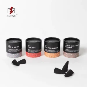 Custom-Printed Biodegradable Paperboard Canister Tube for Tea and Incense Sticks
