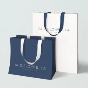 Custom Printed Brown Kraft Paper Bag with Handle for Clothing, Food Delivery, Takeaway, and Gifts