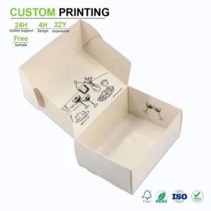 Custom Printed Cardboard Mailer Boxes with Cartoon Sketch Design Eco-Friendly Shipping Boxes for Clothes and Shoes