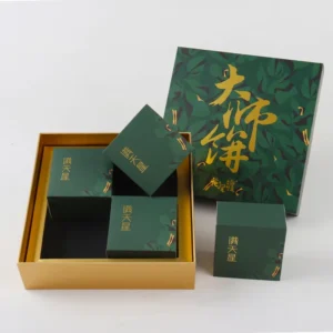 Custom Printed Cardboard Mooncake Box for Chocolate, Pastry, and Biscuits