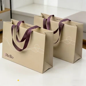Custom Printed Cardboard Shopping Gift Bags