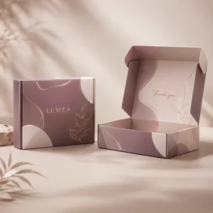 Custom Printed Color Foldable Corrugated Cardboard Mailer Box for Gift Packaging