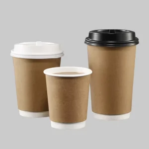 Custom Printed Compostable Biodegradable PLA-Coated Coffee Paper Cups