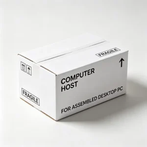 Custom Printed Corrugated Cardboard Computer and Desktop PC Shipping Box