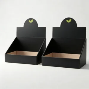 Custom Printed Corrugated Cardboard Countertop Retail Display Box