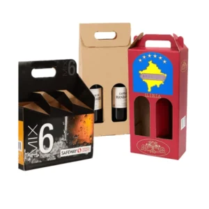 Custom Printed Corrugated Folding Beverage Shipping Mailer Gift Box for Wine and Food