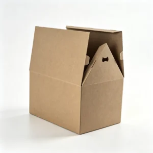 Custom Printed Corrugated Gable Shipping Box, Eco-Friendly Recyclable Cardboard
