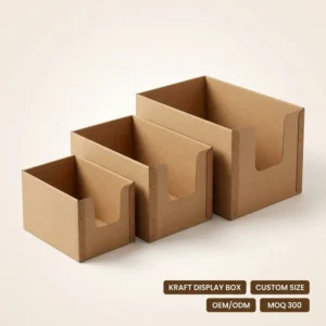 Custom Printed Corrugated Kraft Paper Boxes for Electronics, Clothing, Retail and Online Store Delivery