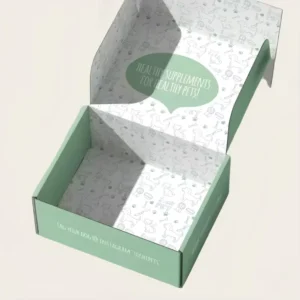 Custom Printed Corrugated Mailer Boxes, Glossy or Matte Laminated, for Household and Garment Packaging