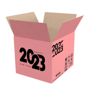 Custom Printed Corrugated Moving Shipping Boxes with UV Printing and Foil