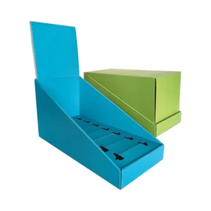 Custom Printed Corrugated Paper Shelf-Ready Tear-Away Display Box