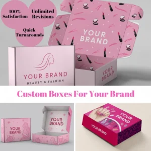 Custom Printed Cosmetic Paper Mailer Box for Skincare and Makeup Manufacturer