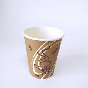 Custom-Printed Disposable Paper Cups with PE Coating, Biodegradable