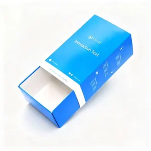 Custom Printed Eco Friendly Electronic Product Packaging Box Sliding Drawer Paper Box Self Erecting Gift Box Mobile Accessories