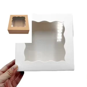 Custom Printed Eco-Friendly Laminated Paper Box with Transparent Window for Candle, Toy, and Gift Packaging