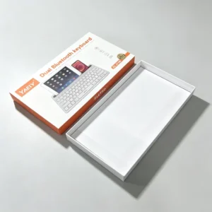 Custom Printed Eco-Friendly Matte Finish Rigid Cardboard Packaging Box for Keyboard and Phone Case