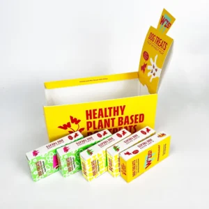 Custom Printed Foldable Cardboard Display Box with Lock Bottom