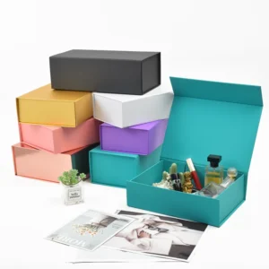 Custom Printed Foldable Magnetic Cardboard Gift Box