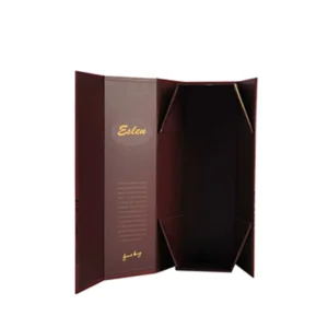 Custom Printed Foldable Wine Glass Packaging Box