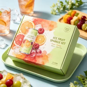 Custom Printed Folding Gift Box Packaging for Fruit, Beverage, and Food
