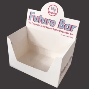 Custom Printed Food-Grade Biscuit, Donut, Mushroom, or Chocolate Bar Packaging Cardboard Display Box