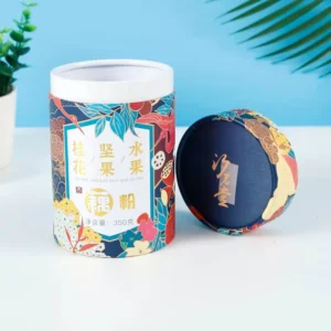 Custom Printed Food-Grade Rigid Paper Tube Container with Airtight Packaging for Face Cream and Skincare Serum