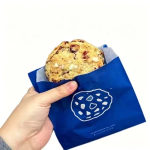 Custom Printed Greaseproof Paper Bags for Cookies, Chips, Fried Chicken, Bakery, Coffee Shop and Takeaway Food