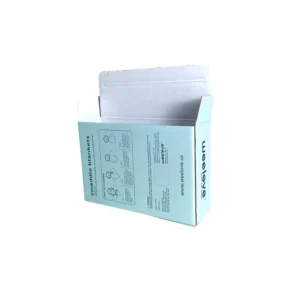 Custom Printed Hanging Hollow Paper Packaging Box with Transparent Plastic Window