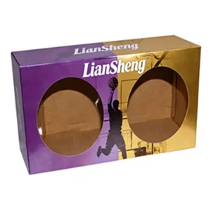 Custom Printed Kraft Corrugated Paper Eco-Friendly Portable Packaging Box for Sport Ball and Photo Frame