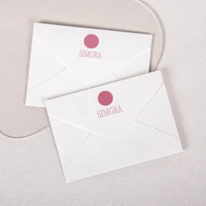 Custom Printed Kraft Paper Envelope for Invitation Card Letter Eco Friendly Brown Envelope for Wedding Birthday Business Mailing
