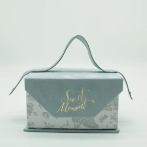 Custom Printed Kraft Paper Gift Box with Magnetic Closure and Handle