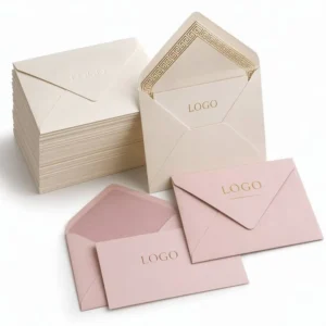 Custom Printed Kraft Paper Wedding Invitation Mailing Envelopes, Colored, Business Stationery
