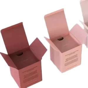 Custom Printed Lip Gloss Paper Boxes for Perfume Bottles and Skincare Cosmetics, Custom Size