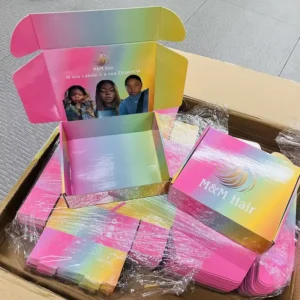 Custom Printed Logo Cardboard Folding Gift Box with Magnetic Closure, Recyclable