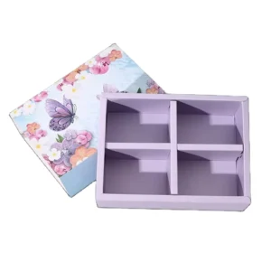 Custom Printed Logo Cookie and Chocolate Paper Box Cardboard Drawer Divider
