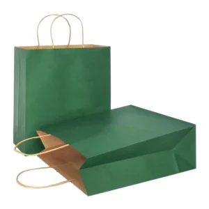 Custom Printed Logo Kraft Paper Bag Shopping Bags Eco-Friendly Retail Packaging