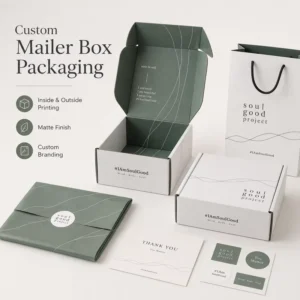 Custom Printed Luxury Matte Paper Soap and Candle Boutique Subscription Shipping Carton Boxes