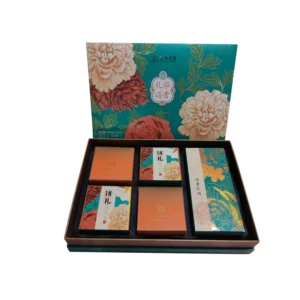 Custom Printed Multi-Layer Gift Box for Cookies Biscuits and Candies with Trays Dividers and Inserts Mooncake Box